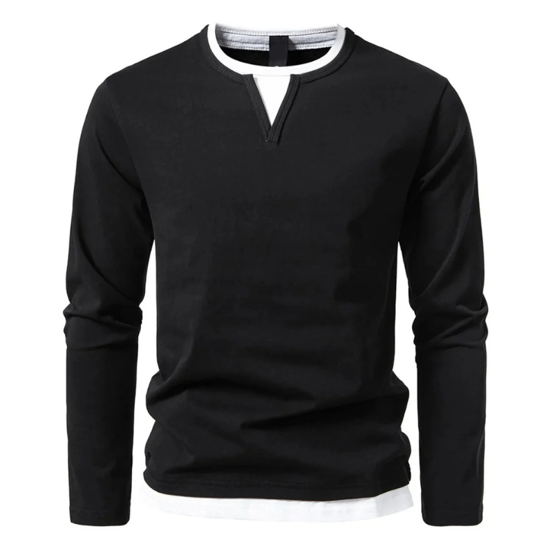 Men’s Dual-Layer Casual Top