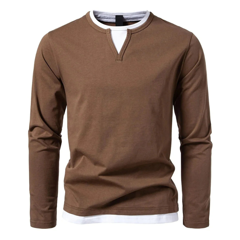 Men’s Dual-Layer Casual Top