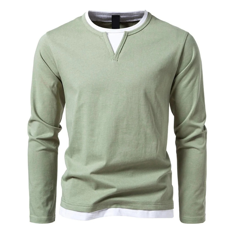 Men’s Dual-Layer Casual Top