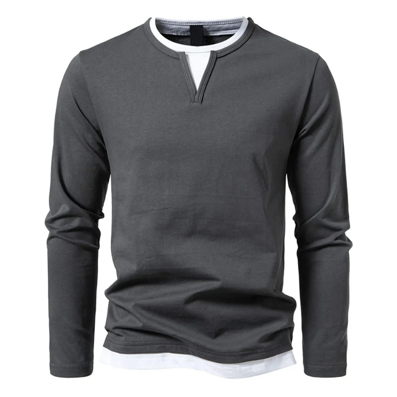 Men’s Dual-Layer Casual Top